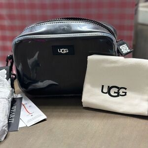 UGG Shiny Black Cosmetic Pouch